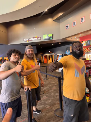 Baymeadows Moving and Storage team having a little fun
